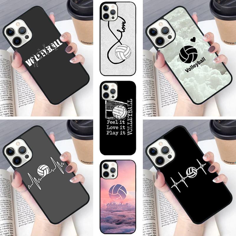 Чехол для телефона с изображением волейбольного мяча для iPhone SE2020 16 15 14 13 Pro Max Coque 12 11 Pro Max Для Apple 8 PLUS 7 XR XS fundas