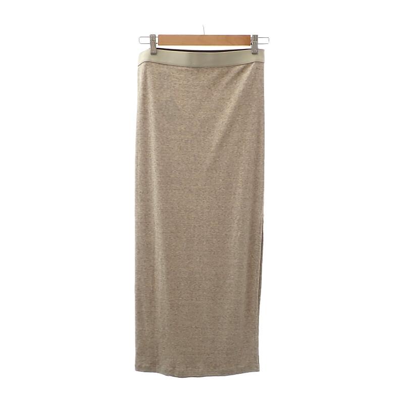 LOEWE  S359Y1HX04 M Long skirt beige cotton/wool Women