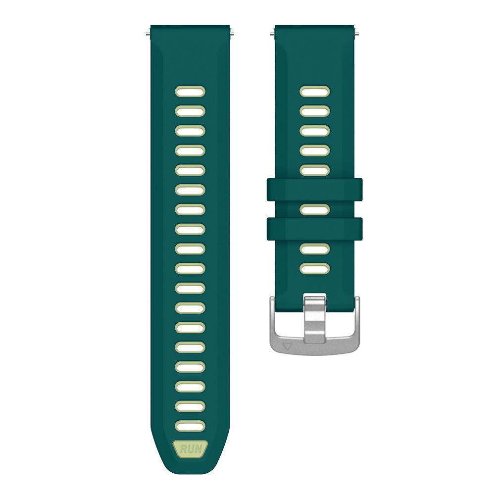 20mm Silicone Watch Strap For Garmin Forerunner 170 70 570(42mm) 645 245 165 158 55 Vivoactive 5, Soft Replacement Wrist Band