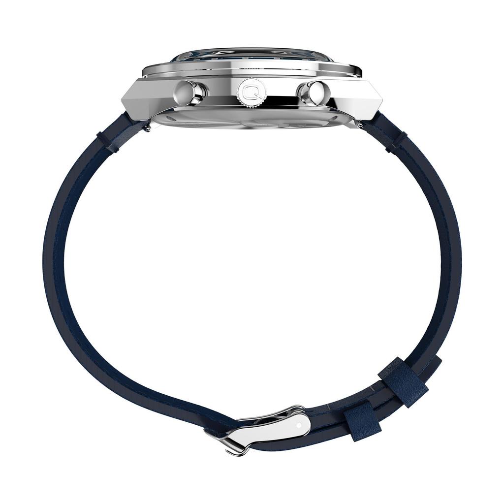 Часы Q Diver inspired Chrono Blue Dial Stainless Steel Mineral Glass Quartz Watch Brand TW2W51700 Blue [TIMEX] Mens [Товар]