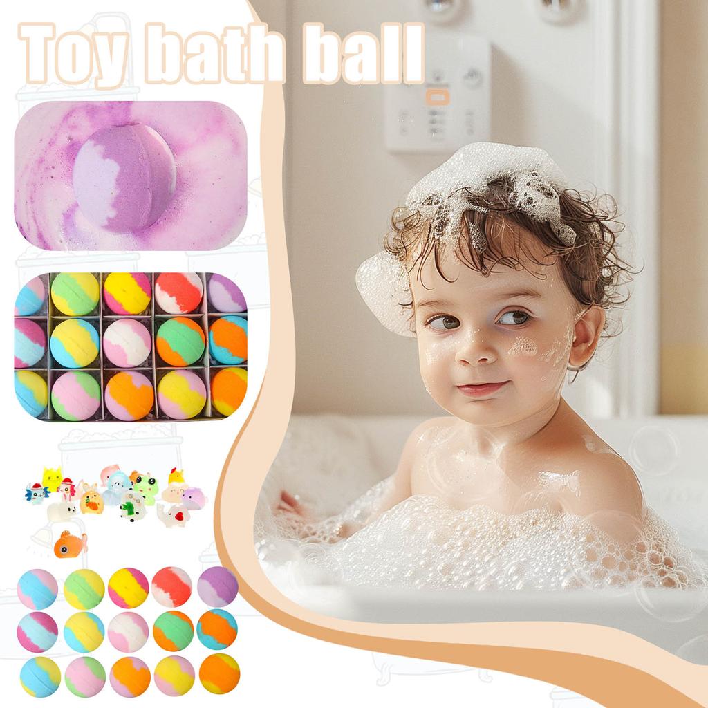 Doll Bath Ball Shower Tablets Bath Bath Ball Contains  Cute Set