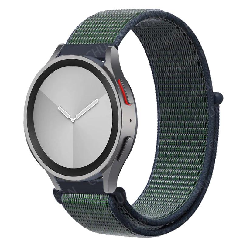 Nylon Loop Band For Samsung Galaxy Watch 6/5/pro/4/Classic/active 2 43-47-44mm 20mm/22mm Sport Bracelet Huawei Gt 4/2/e/3 Strap