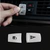 Автомобильная двойная кнопка включения вспышки, наклейки с блестками, подходят для BMW 3 серии F30 F35 2013 2014 2015-автомобильный интерьер