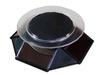 Platz Solar Turntable 120 Black W145 X D157 X H37mm Table Diameter Load Capacity 200g or Less Display Accessories (Turning 80mm/120mm) PMM-12bk