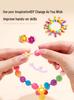 Набор для творчества 'Pop Beads' для детей - Соединяющиеся бусины для браслетов и ожерелий
