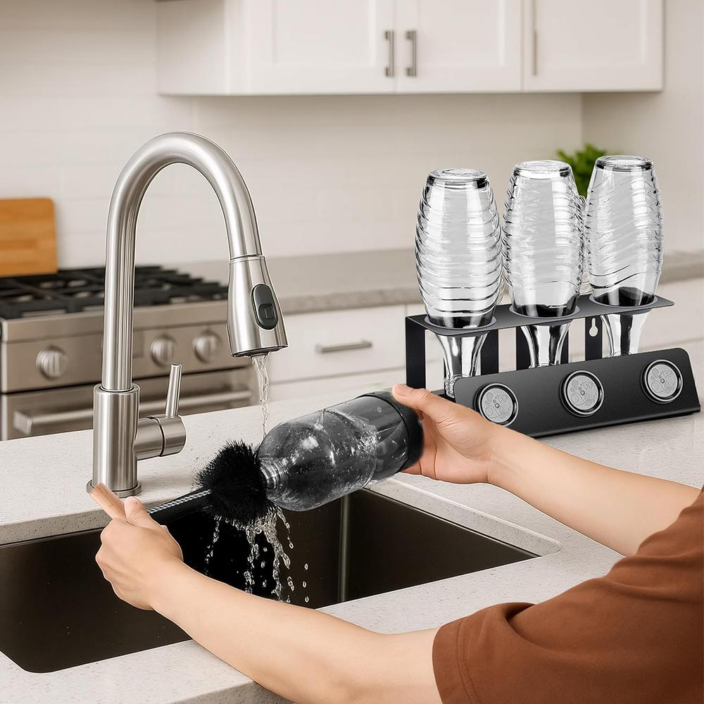 Щетка для бутылок 31 см для стеклянных бутылок SodaStream Crystal(черный)