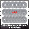 Совместимость с Dreame mova E30 Ultra: сменная основная боковая щетка, фильтр HEPA, насадка для швабры, пылесборник, запасные части, аксессуары