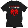 Mens Clothing Men Creative Casual Short Sleeve Tshirt Novelty Ram 1500 Turbo Car Fans Mens Black Crew Neck T-Shirt