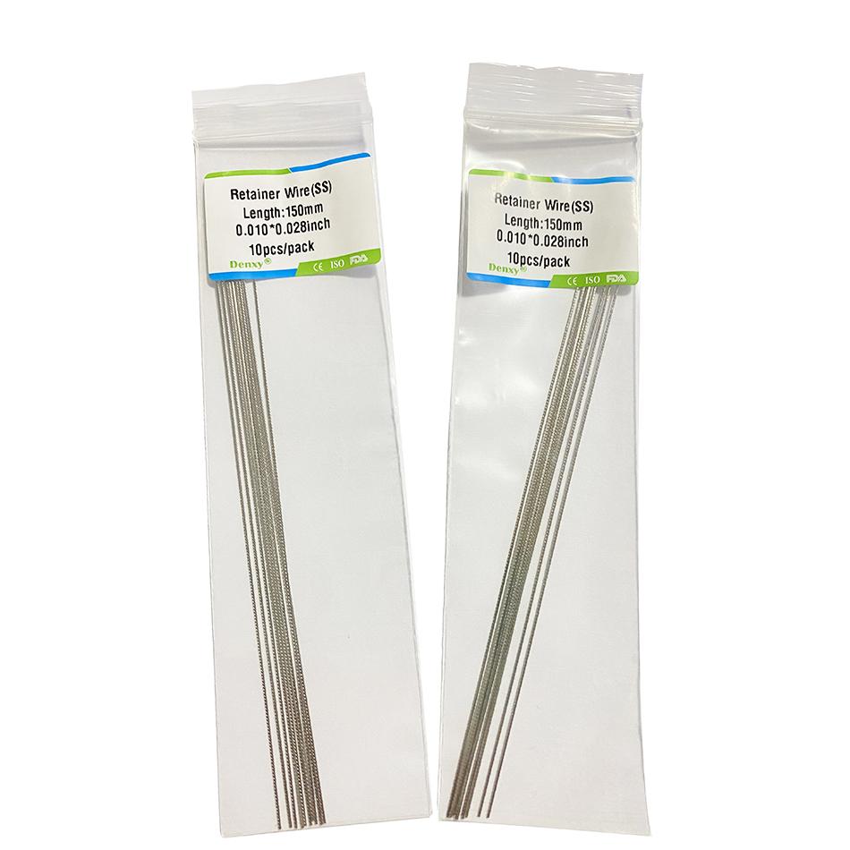10 шт. ортодонтических лингвальных ретейнерных проволок стоматологические лингвальные проволоки из нержавеющей стали