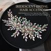 Hand-made Rhinestone Flower Hairband for Wedding Party Elegant Design Alloy Material