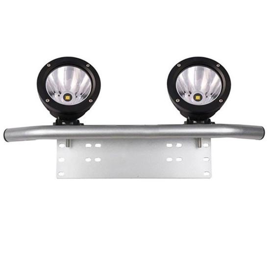 Автомобильный внедорожник Грузовик Передний бампер Светодиодный фонарь Лампа крепления номерного знака Держатель кронштейна