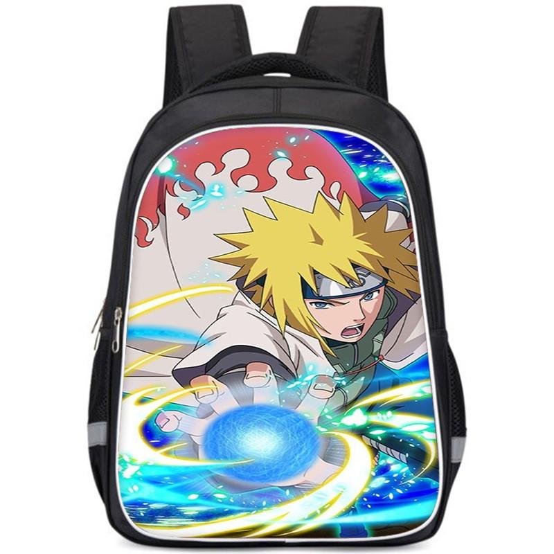 Стильный рюкзак Naruto из ткани Оксфорд, легкий и вместительный, школьная сумка для мальчиков и девочек