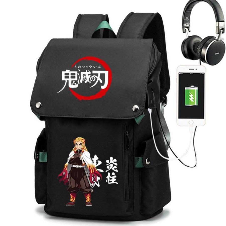 Japan cartoon comics Demon Slayer collaboration anime student large-capacity printed backpack 7543