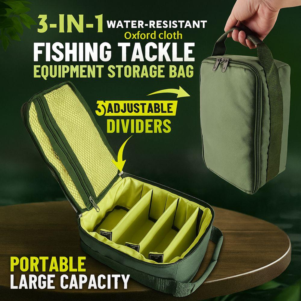 Waterproof Fishing Tackle Bag Portable Fishing Accessories Bag Outdoor Fishing Gear
