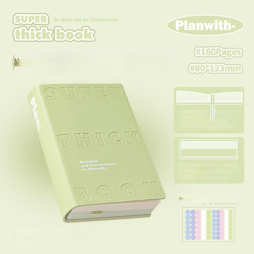 Водонепроницаемый кожаный чехол для блокнота Минималистский планировщик Блокнот Карманный блокнот для офисного использования