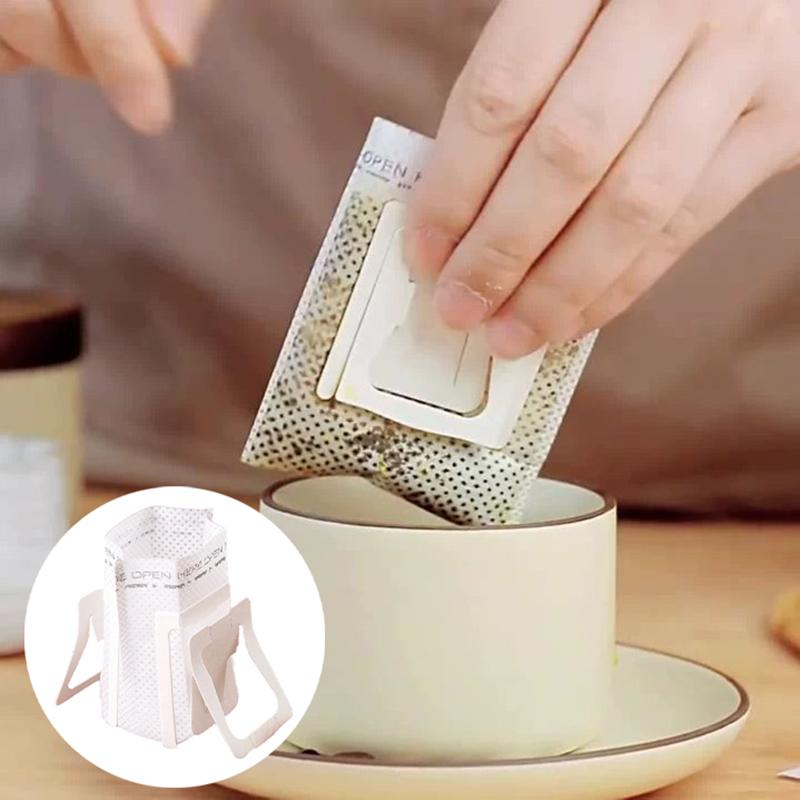 50 шт. в упаковке одноразовый кофейный фильтр-мешок портативный портафильтр подвесной кофейный фильтр экологически чистый бумажный пакет эспрессо кофе