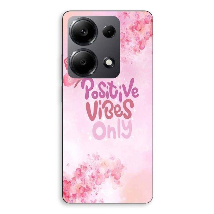 Coque de téléphone - MANIACASE - Xiaomi Redmi Note 13 Pro 4G - Silicone - Souple - Positive vibes only