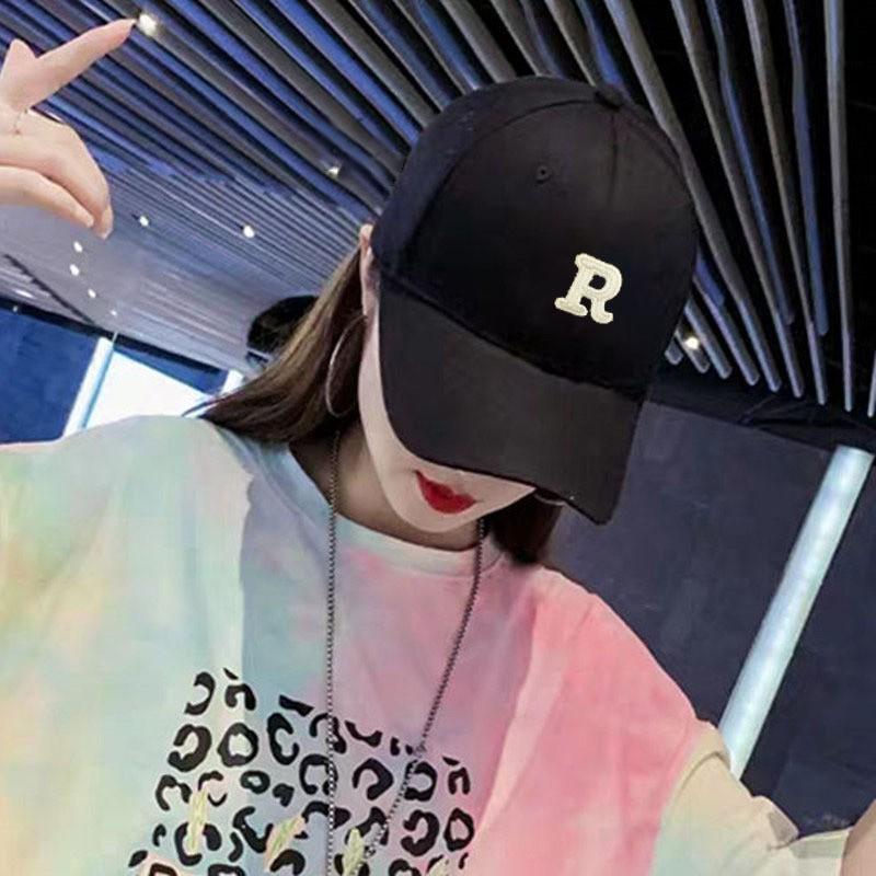 Baseball Cap Bow Sweet Visor Cute Pink Hat Women'S Versatile Soft Top Cap