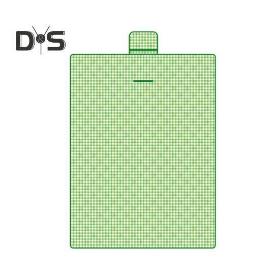 Плед для пикника с толстым хлопковым наполнителем, водонепроницаемый, легко моется, многоцелевой пляжный коврик, складной коврик для пикника с ручкой