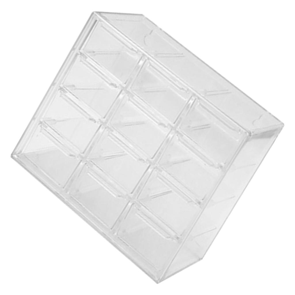 Сетчатый ящик для хранения пылезащитный прозрачный пластиковый контейнер-органайзер для ювелирных изделий, ожерелий, DIY Art