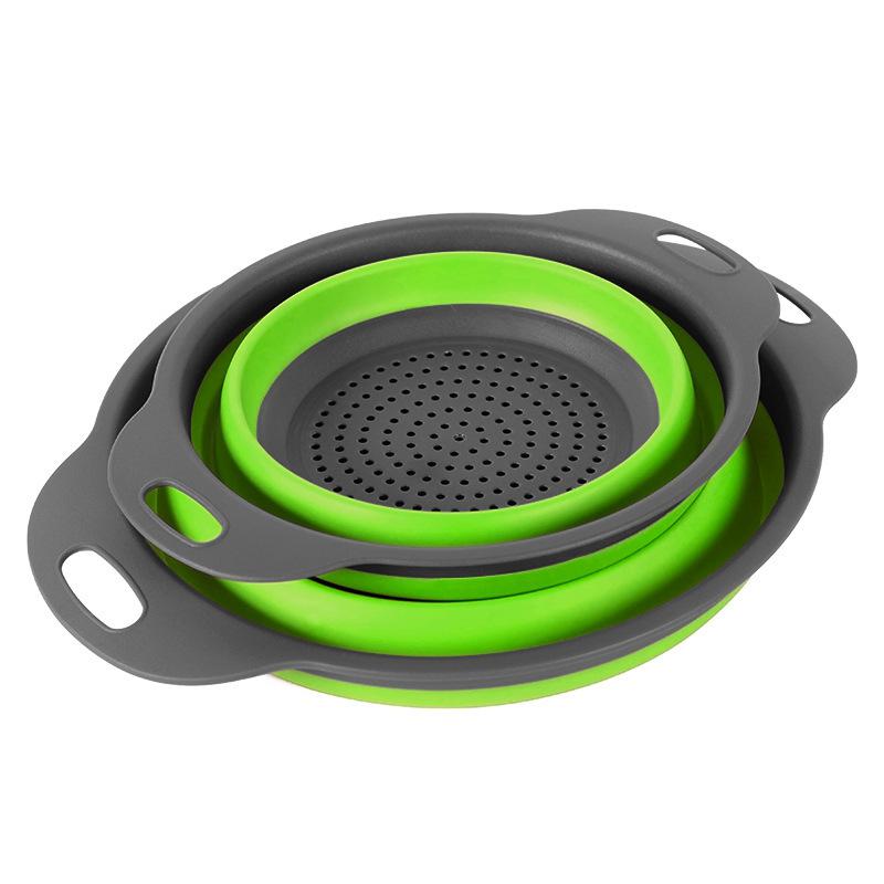 Телескопическая складная корзина для сбора овощей - многофункциональные кухонные принадлежности