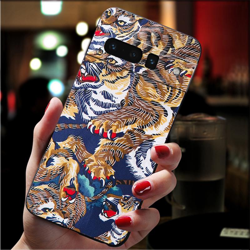 Phone Case For Google Pixel 10 9 Pro XL 9A 8 7 6 Pro Pixel 8A 7A 6A Pixel 8 7 6 5 Japanese ukiyo-e Art Panther leopard Tiger