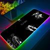 Blue Lock Наги Сэйсиро Коврик для мыши Игровой RGB Мультяшный Коврик для мыши Клавиатура с подсветкой Игровая Девушка XXL Коврик для ноутбука Накладки на стол Настольный коврик