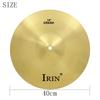 IRIN Медный тарелка 8''10''12'' дюйма Золотой гонг Барабан джазовый Прочный латунный Splash Crash Kide Хай-хэт Тарелки Аксессуар для ударных