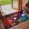 Crystal Velvet Rug Soft Non Slip Indoor Floor Mat Home DecorCourage the Cowardly Dog