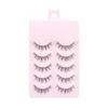 5 Pairs Manga Lashes Anime Cosplay 3D False Eyelashes Segmented False Eyelashes  Party Supplies