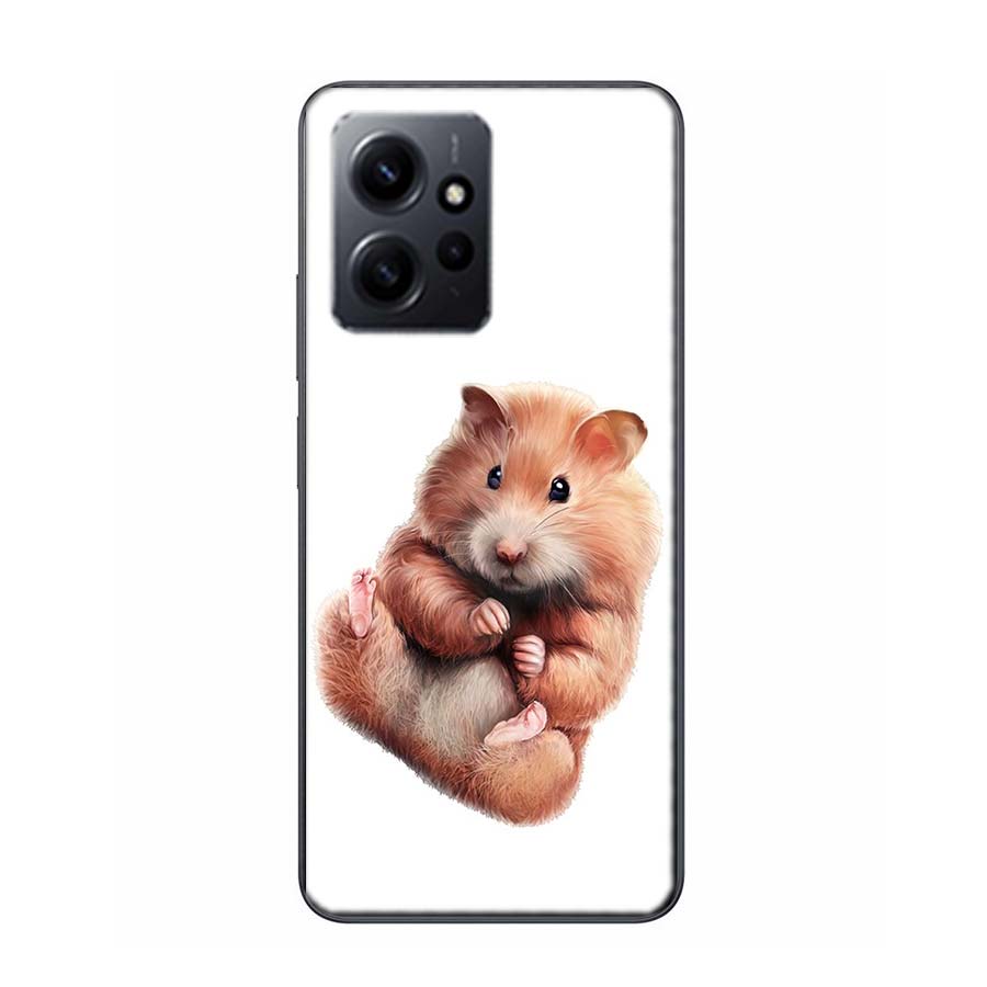 Hamster Portrait Phone Case For Redmi 12 13C 12C 15C 9 10 10C Note 13 Pro Plus 14 15 Pro 9T 9C 9A TPU Soft Cover Clear Cell Case