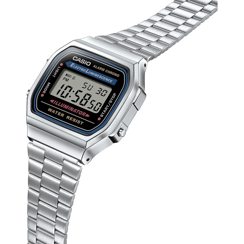 Casio ] Часы Casio Collection [Оригинал Япония] A168WA-1A2WJR Мужские Серебристые