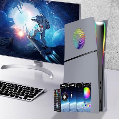 Сменная панель для PlayStation 5 Slim Цифровая / Версия с оптическим приводом Защитный жесткий чехол для передней панели PS5 SLIM Черный