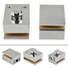 Glass Door Lock Floor Latch Lock Bolt For Home Bathroom Toilet Shop No Punching Single Door Ground Lock Zinc Alloy Hardware