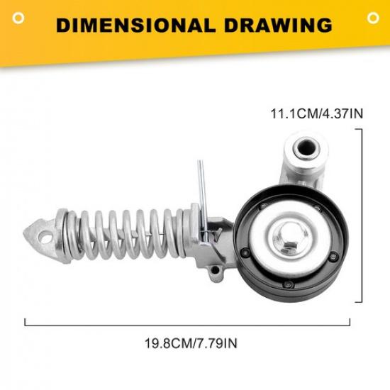 Для 2012- Chevrolet Sonic 2015- Chevrolet Trax Натяжитель ремня со шкивом