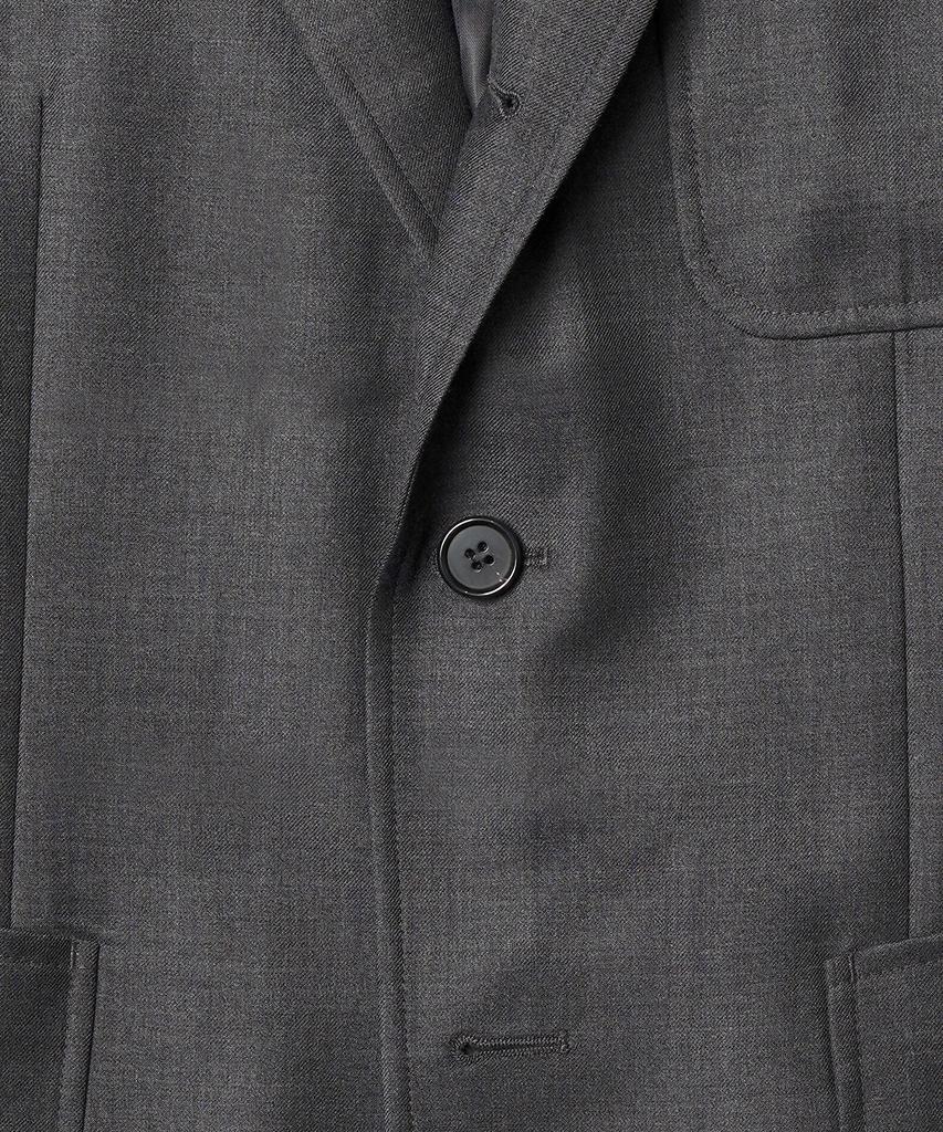 Bants Worsted Wool 3B Single Jacket - Grey