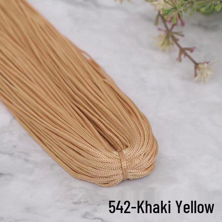 1mm Fine Ice Silk Crochet & Knitting Thread – Ideal for DIY Bags, Sandals, or Summer Hats