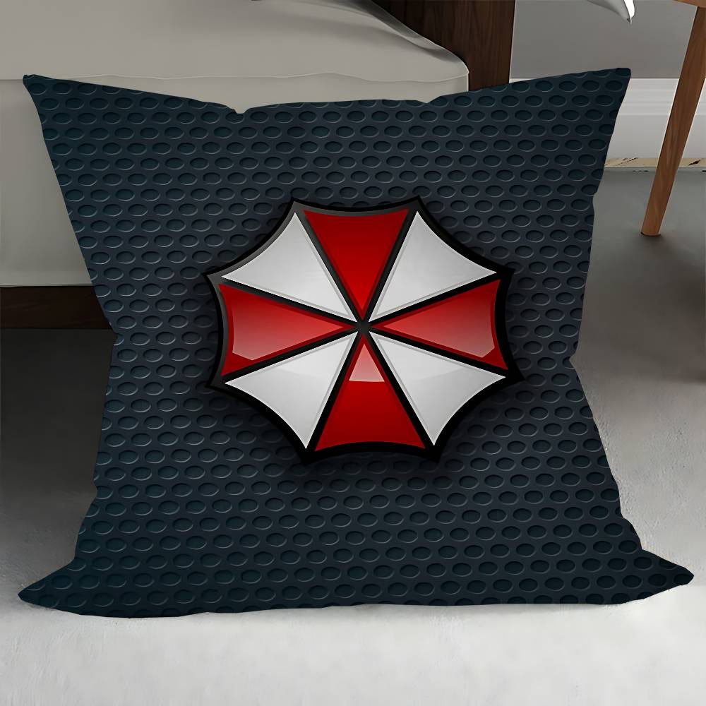 R-Resident-Game-E-Evil Umbrella Corp Наволочка Подушка для машины, дивана Рождественский подарок 40x40см 45x45см