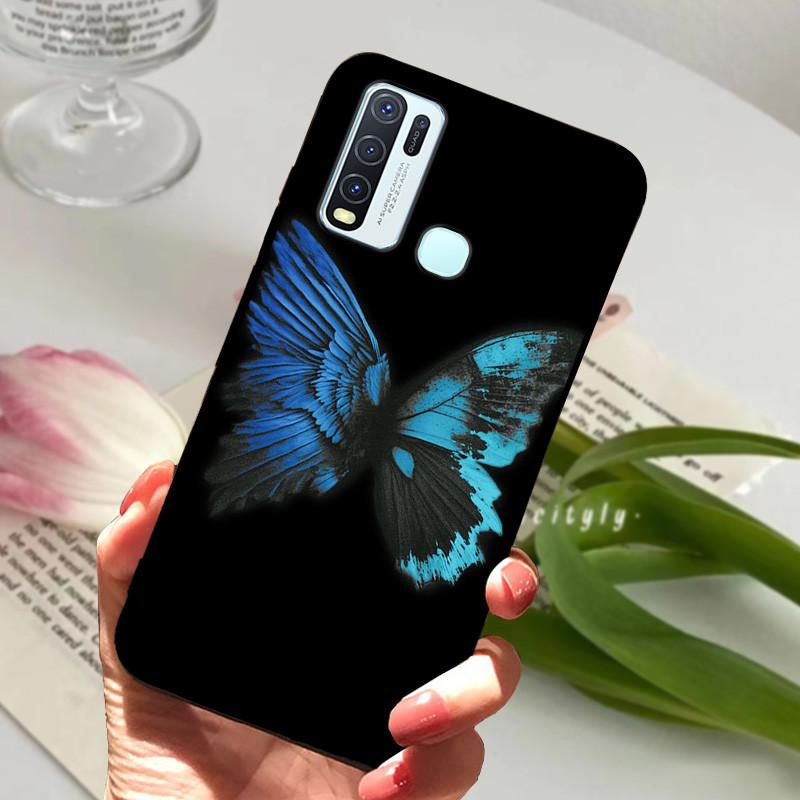 Для Vivo Y30 1938 Y50 1935 Чехол животное Силиконовый Мягкий ТПУ Задние крышки Для Vivo Y 30 50 Y30 2020 Чехол Защитный Мультяшный Funda