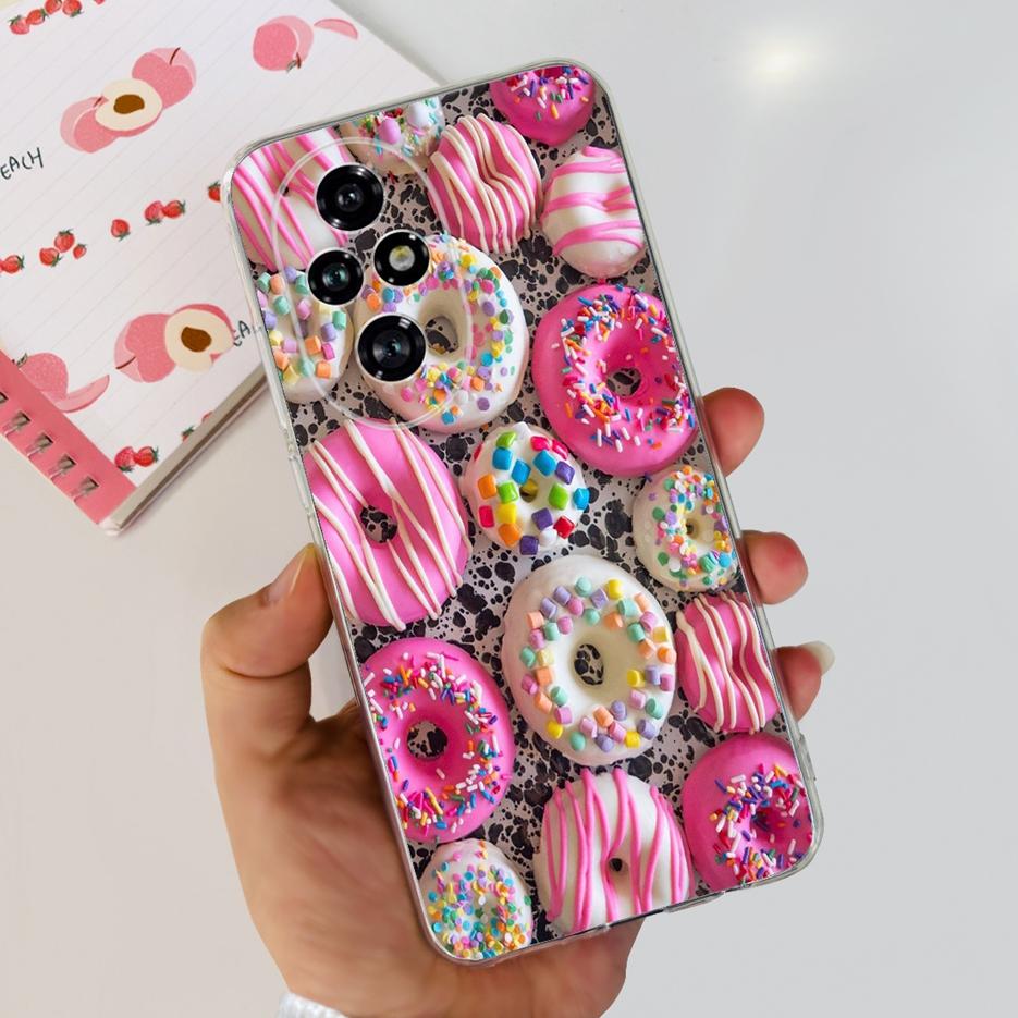 Чехол для Honor 200 Pro ELP-AN00 Милый Кот Расписной Чехол Прозрачный Силиконовый Чехол для Телефона Для Honor 200 Lite Honor200 Pro Мягкий ТПУ Fundas