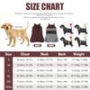 Dog Coat, Waterproof Winter Jacket,Warm Windproof Jacket, Reflective Adjustable Turtleneck Coats for Dogs with Hook & Loop