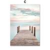 Wall Art Print Calm Beach Waves Raft Road Turtle Shells Reed Canvas Painting Nordic Poster Decoration Pictures For Living Room