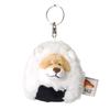 [Niki] Брелок для ключей Shiba Onigiri 8 см, мягкая игрушка Shiba Inu, белая, Ш8×Г8×В8 см