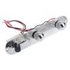 Guitar Control Plate Metal for TL Chrome Plated Prewired Circuit Board Replacement AccessoriesSilver