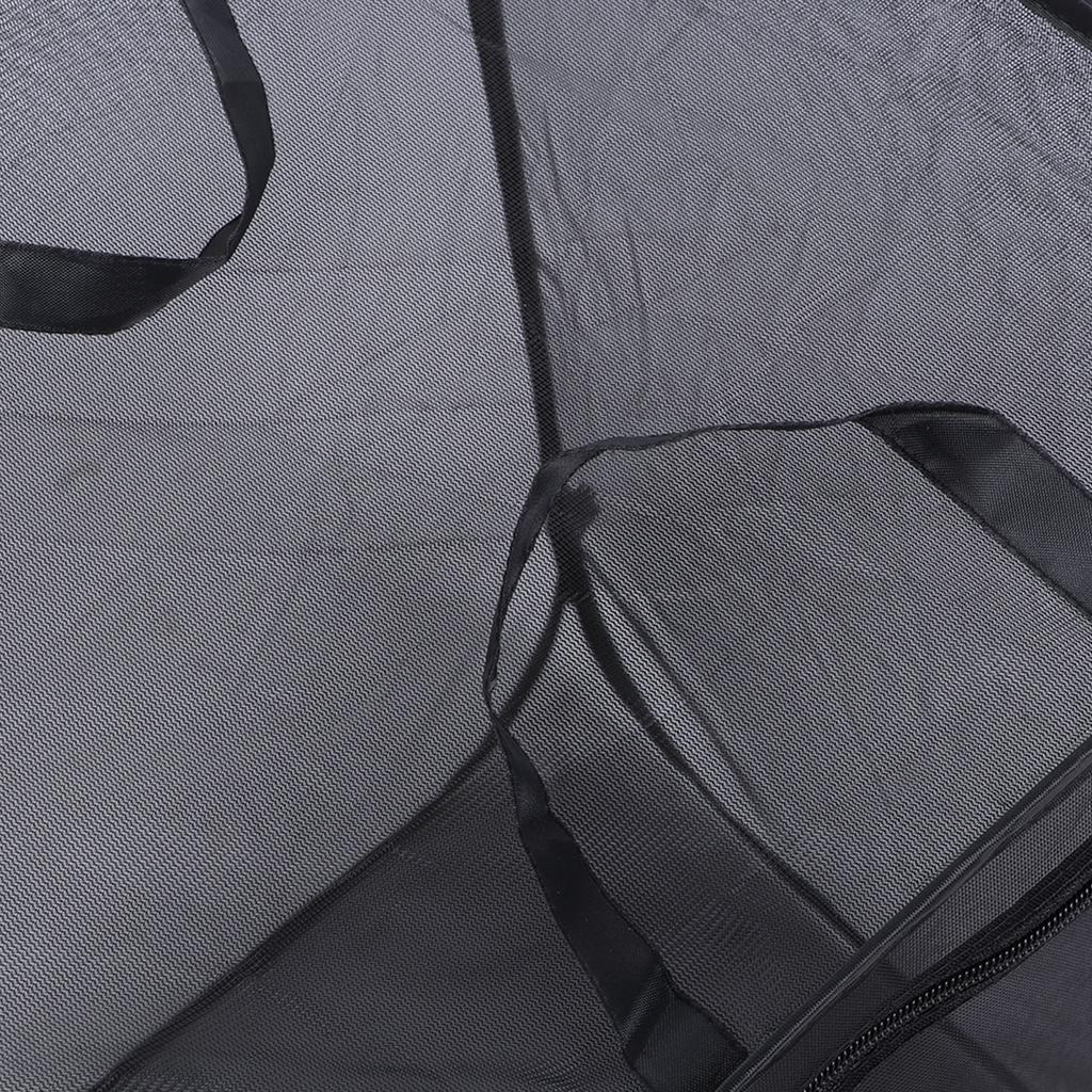 Черная складная вентилируемая светопропускающая сетчатая клетка для насекомых