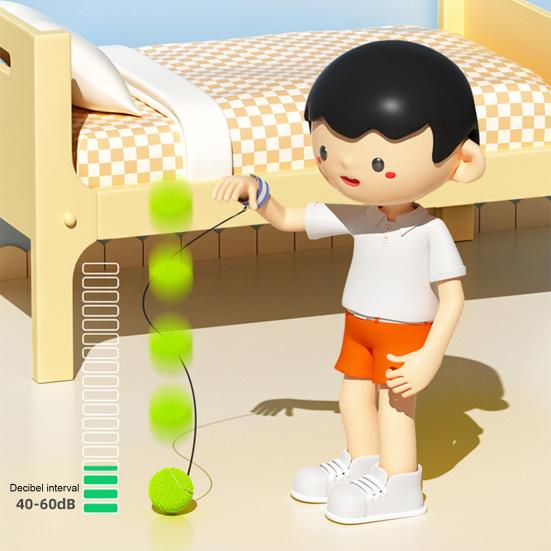 Забавная эластичная игрушка для тренировки зрения с мячом, браслет для ежедневного использования, надувной мяч, обучающая игрушка для улицы