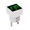 EU Plug Digital Voltmeter Universal Car Motorcycle Detector New Test Indicator Light Voltmeter