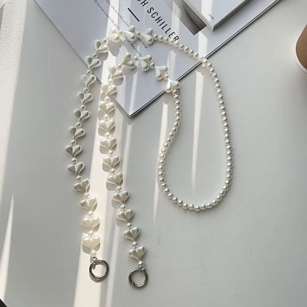 Crossbody Mobile Phone Chain Long Cellphone Lanyard Beads Phone Strap  Phone Accessories