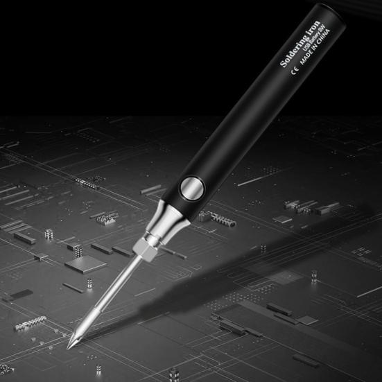 Паяльник с тремя скоростями регулировки, быстрый нагрев, высокая термостойкость, портативная беспроводная зарядка, сварочная ручка, принадлежности для мастерской