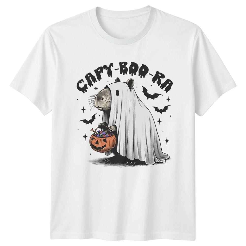 CapyBaaRa TShirt Halloween Capybara Animals Halloween Gift For Him And Her